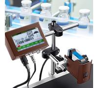 Automatic Inkjet Coding Machine for Production Line, Commercial Label Printer for Date, Batch, Barcode, Logo Printing
