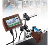 Automatic Inkjet Coding Machine for Production Line, Small Online Printer for Date, Batch, Barcode, Logo Marking