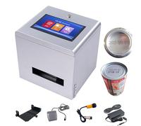 Automatic Inkjet Coding Machine, Portable Desktop Printer with 5 Inch Touch Screen for Printing Text, Numbers, Manufacturing and Expiry Dates