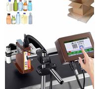 Automatic Inkjet Coding Machine, Thermal Printer for Production Line, 12.7mm and 25.4mm for Batch Code, Date, Number, Logo Printing
