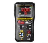 Automatic Internal Resistance Tester Multimeter for combo, 2.4 Inch HD Screen, Intelligent Switching for Battery Analysis, High Voltage Meter with Aviation Jack, Black