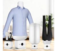 Automatic Ironing and Drying System, Hands-Free Inflatable Steam Closet with Adjustable Heat and Timer for Clothing and Shoes