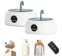 Automatic Ironing Machine, Automatic Ironing Machine, Garment Steamer, with Vertical Steam, Indoor/Outdoor Use(White*2)