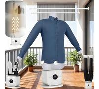 Automatic Ironing Machine, Foldable Steam Iron 1400W, Inflatable Shirt Iron with 109 Pores for All Fabric Types, Perfect for Clothing and Shoes