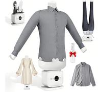 Automatic Ironing Machine, Hands-Free Steam Iron for Quick Wrinkle Removal, Portable Garment Wrinkle Remover, Works on All Types of Fabric, 10-15 Min Wrinkle Free