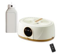 Automatic Ironing Machine, Portable Clothes Dryer, Steamer & Dryer, Vertical Steam, for Home, Travel, Apartment(Beige)