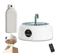 Automatic Ironing Machine, Portable Dryers, Ironing Machine, Garment Steamer, with Vertical Steam, for Travel, Home, Apartment(White)