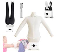 Automatic Ironing Machine, portable Inflatable Humanoid Ironing Tool, 8 Minutes Quick Ironed Dry, 360° Without Blind Spots Drying, Hands-Fr-ee Ironing Equipment for Shirts/Shoes/Pants/Skirts(A)