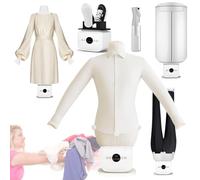 Automatic Ironing Machine, portable Inflatable Humanoid Ironing Tool, 8 Minutes Quick Ironed Dry, 360° Without Blind Spots Drying, Hands-Fr-ee Ironing Equipment for Shirts/Shoes/Pants/Skirts(D)