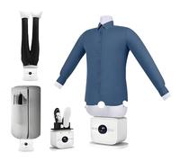 Automatic Ironing Machine, Professional Garment Steamer, 109 Pores Inflatable Shirt Ironing Machine Steam Dry Key Automatically, for Any Fabric Type Clothing & Shoes