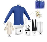 Automatic Ironing Machine, Time & Temperature Adjustable, 5 Minutes Quick Ironed Dry, Built-in Aromatherapy Tank, Hands Free Ironing Machine for Shirts, Pants, Shoes