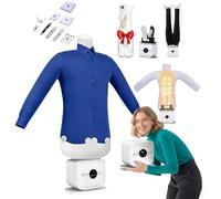 Automatic Ironing Machine with Adjustable Time and Temperature, Hot Air Dryer, Quick Steam Iron for All Fabric Types, Ideal for Shirts, Pants, and Clothing