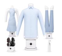 Automatic Ironing Machine with Shirt & Trouser Attachment - Smart Garment Press System | Replaces Iron & Steamer | Smart Display Clothes Smoothing Device (Automatic Ironing Machine Bundle)