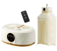 Automatic Ironing Machine with Steam Function, Portable Clothes Dryer and Garment Steamer with Wireless Remote Control for Home Apartment Travel