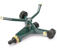 Automatic Irrigation Garden Sprinkler Irrigation Copper Watering Sprinkler 360 Rotating Arm Rotating Copper Garden Sprinkler Tool Adjustable Irrigati