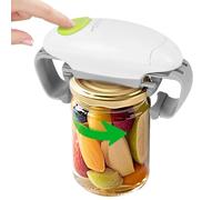 Automatic Jar Opener Suitable for The Elderly With Arthritis And People With Weak Hands， It Can Automatically Open Lids of Most Sizes With One Button， A Kitchen Gadget As A Gift