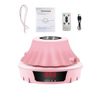 Automatic Jump Rope Machine - LCD Counter Portable Gear, 12.5x8cm ABS Intelligent Smart Bouncing Device, 1200mAh USB Rechargeable Wireless Fitness Equipment, 10 Speed Remote Control Skipping Trainer |