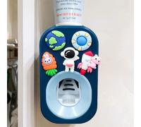 Automatic Kid Toothpaste Dispenser for Shower Toothpaste Squeezer for Kids & Family is Wall Mounted Bathroom Decor by Mr. Thumbs (1pc Astronaut #2)