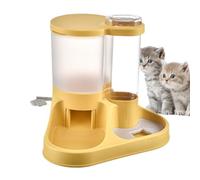 Automatic Kitten Bowls - Lightweight Cat Bowl | 29x32x28cm Pet Bowl With Refillable Container, Sturdy Construction Cats Feeder, Pets Supply Feeding Bowls, Mealtime Cat Item For Animals