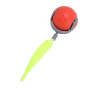 Automatic Kitten Toy, USB Rechargeable Self Rolling Cat Ball Toy Smart Interactive Cat Toy Ball with LED Lights for Your Pet (Red)