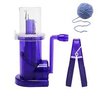 Automatic Knitting Machine, French Hand Operated Cord Knitting and Bracelet Weaving Machine for DIY Crafts, Handy Tool to Make Ropes, Trims, Gloves, Jumpers and Home Decor Accessories(Purple)