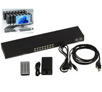 Automatic KVM Switch Mouse Keyboard Screen 16 PCs - HDMI 4K / USB - HDMI 2.0