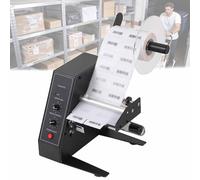 Automatic Label Dispenser Electric Sticker Peeler with Adjustable 10-150mm Length & 5-140mm Width Digital Counter 0-9999 for Express Shipping Packaging Office Use