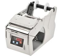 Automatic Label Dispenser with Adjustable Width for Flat Wrinkle-Free Labels on Production Lines and in Warehouses