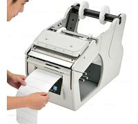 Automatic Label Dispenser with Digital Display, High-Speed Adjustable Width for Efficient Packaging