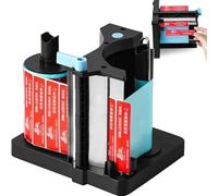 Automatic Label Dispenser with Dual Sensor and Adjustable Speed for Efficient Labeling in Logistics, Supermarkets, and Production Plants