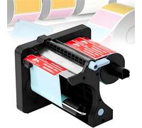 Automatic Label Dispenser with Dual Sensors and Adjustable Speed Settings for Efficient Packaging and Shipping, Compatible with Various Label Types