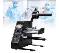 Automatic Label Peeling Machine with Adjustable Speed, 0-999999 Auto Counting for Barcode & Safety Labels, Efficient Tearing, 1-8m/min Speed Control