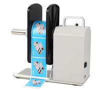 Automatic Label Rewinder, Label Rewinding Machine with 1/1.5/3 Inch Core and Bidirectional Rewinding Function, 120mm Label Width and 1-8inch/s Speed Adjustable