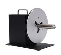 Automatic Label Rewinder Machine, 1-3 Inch, Adjustable Speed, 185mm Baffle Diameter, Synchronised for Efficient Label Management