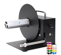 Automatic Label Rewinder Machine - Adjustable Rewinding Speed 1-8inch/s, 180mm Rewind Diameter, Two-way Rewind for Labels and Hang Tags