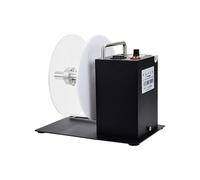 Automatic Label Rewinder Machine, Adjustable Speed Self-Adhesive Roll Paper Rewinder, Bidirectional Rewind for Clothing, Logistics, Electronics