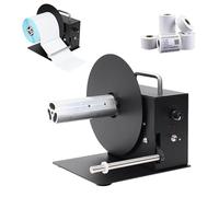 Automatic Label Rewinder Machine, Adjustable Speed with Forward and Reverse Function, Perfect for Clothing and Logistics Label Management