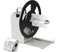 Automatic Label Rewinder Machine, Bidirectional with 120mm Width, 230mm Diameter, Adjustable Speed 1-10in/s, Syncs with Printers for Clothing Labels & Barcodes