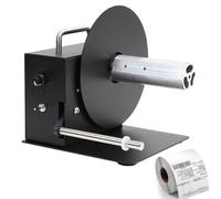 Automatic Label Rewinder Machine, Bidirectional with Adjustable Speed 1-8in/s, for Efficient Clothing Tags and Bar Code Management