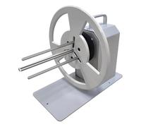 Automatic Label Rewinder Machine, Double Baffle 230mm, Rewinding Width 120mm, 25-76mm Core, for Thermal Paper, Synthetic Paper, Washing Cloth