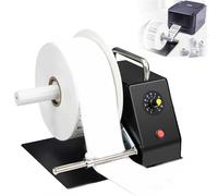 Automatic Label Rewinder Machine, Synchronized for Thermal Labels, Bidirectional Rewinding, Max Diameter 7.1 inches, Width 4.3 inches