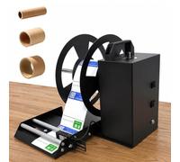 Automatic Label Rewinder Machine with Dual-Rod Sensor and Counting Function, 1/1.5/3 inch Core, 15cm Width, 23cm Diameter, Bi-Directional Rewinding for Logistics