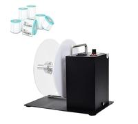 Automatic Label Rewinder, Portable Label Rewinding Machine, Maximum Labels Width 8cm or 12cm, Adjustable Speed Sticker Rewinder, Synchronize with Printer