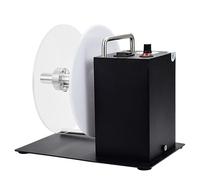 Automatic Label Rewinder with Double Baffle, Infinite Speed, 110mm Tube Core, 196mm Disc for Warehouse Logistics, Clothing, Shoes, Hats Labels