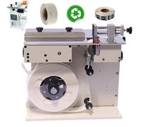 Automatic Labeling Machine, Adjustable Semi-Automatic Dispenser, Peeling Length 0-100mm, Width 20-40mm, Speed 0-200mm for Bottles