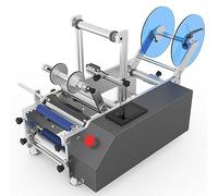 Automatic Labeling Machine for Round Bottles - Intelligent Control Panel, High Labeling Accuracy 0.5mm, Ideal for Food and Beverage Applications