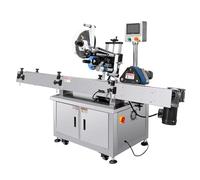 Automatic Labeling Machine for Self-Adhesive Labels on Round, Square, and Flat Bottles - High Efficiency Label Applicator for Home and Business Use