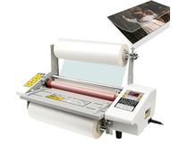 Automatic Laminating Machine, A3 Cold Hot Roll Laminator, 9 Speed Settings, Adjustable 0.3-3M/min for Office School Home Use