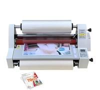 Automatic Laminator Machine with LED Control Panel, 35cm/13 A3+ Hot Cold Roll Laminator, 3 Modes and Adjustable Temperature 0-130℃, Pressure and Membrane Tension Regulation for Office Home School