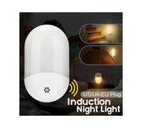 Automatic LED Night Light Dusk to Dawn Wall Plug In Warm White Sensor Light